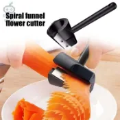 Rotary Fruit Peeler Spiralizer Flower Slicer Space Saving Ki