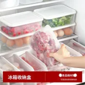 食品級帶蓋冰箱保鮮收納盒 蔬菜水果肉類冷凍分裝盒 家用甜品食物密封置物儲存盒