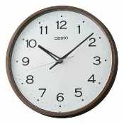 【SEIKO 精工】滑動式秒針靜音簡約掛鐘 時鐘 送禮 禮物 送禮(QHA020B)