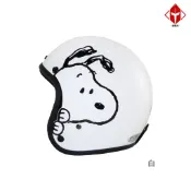 華泰 K805/K-805 SY-7 史努比 白 SNOOPY 復古帽 全拆洗 半罩 安全帽《淘帽屋》