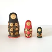 Pinkoi 代購 - 碎花披肩俄羅斯娃娃