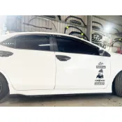 豐田 ALTIS 11 11.5代 一體式 230cm 可裁減 鋼琴烤漆黑 汽車 左右側裙 左右定風翼 側擾流 側風刀