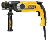正品得偉(DEWALT)26mm800W可調速三功能四坑沖擊電錘鉆D25123K