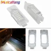 台灣現貨BMW 2pcs 耐用, 可在寶馬 X5 E53 E39 Z8 E52 汽車配件下使用 LED 禮貌性行李箱燈