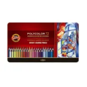 捷克 KOH-I-NOOR Polycolor 3827 古典家頂級油性色鉛筆鐵盒裝 72色