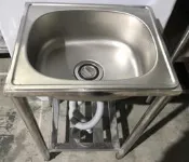 《青心生活小舖》新品單口白鐵水槽.洗手台.洗菜槽.單洗槽.洗手槽.洗滌台 多種尺寸 最後一張圖片有尺寸