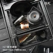 (店+)IGT折疊置物網籃瀝水籃餐具籃【BLAC黑客】不鏽鋼平整化底框 高密度防水尼龍網 戶外露營