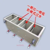 PP塑料大型加厚靜音過濾槽魚缸箱錦鯉池魚池干濕分離過濾箱器定制（不含運）