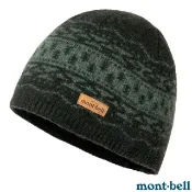 【mont-bell】WOOL WATCH CAP #1 羊毛保暖帽 1118637 DGN 深綠