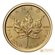【TRUNEY貴金屬】2026加拿大楓葉金幣1/4盎司
