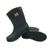 (店+)【ShoesClub 鞋鞋俱樂部】新晉牌優雅防水防油中筒雨鞋 雨靴 廚房鞋 女鞋 111-J269 (現貨+預購）