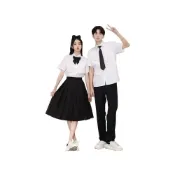 (店+)綺羅 白襯衫女✨大碼內搭百褶裙 女生襯衫 長袖短袖 學生服 黑色短袖長袖 白色女生上衣 上班族襯衫