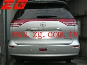 新竹ZG排氣管!!!實車按裝*TOYOTA PREVIA 尾飾管*視覺超優*ALTIS.WISH