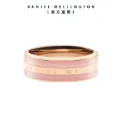 【Daniel Wellington】DW 戒指 Emalie 經典雙色戒指 玫瑰金x粉紅