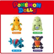 全新現貨 寶可夢中心 Pokemon dolls 快龍 班基拉斯 暴飛龍 烈咬陸鯊Q版 娃娃 玩偶