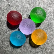 臺灣免運捷克琉璃隕石圓珠單珠DIY手鍊手串配珠配飾件散珠8-18mm材質玻璃