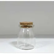 【李好微境】100ml150ml布丁瓶 玻璃瓶 玻璃罐 生態瓶 空瓶子 生態瓶景觀瓶木塞led燈蓋