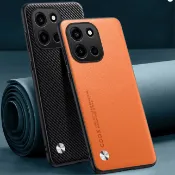 適用於 OnePlus Nord 6 防震豪華啞光 PU 皮套商務包