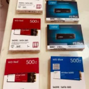 WD Blue SA510 SA500 500G / SATA SSD M.2 2280 / 拆機良品