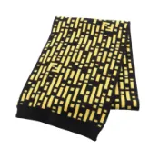 【DOKODEMO】【二手】Fendi FENDI FF Logo 羊毛圍巾 男女通用