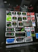 萊特 電腦效能貼紙 INTEL I7 I5 asus ROG WIN7 ATI NVIDIA nzxt Tt razer