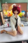 【YouQu】紅髮小蘿莉 40cm 二次元可插小型公仔 實體娃娃 情趣男用自慰器 TPE娃娃 蘿莉娃娃