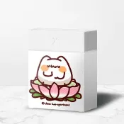 小夜燈加濕器 超渡蓮花座喵喵怪 | LINE熱門貼圖 胸毛公寓