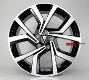【台灣輪胎王】新款 類VW 專用款 18吋 鋁圈 5X112 8J ET42 黑車面
