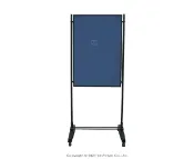 悅適影音教學導覽用品 SW-609A創獨立式雙面展示板-直(60x90cm) 雙面展示板 / 展示架 / 白板架