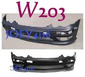 BENZ W203 C240 C320 C32 C200K C230K AMG STYLE 保桿專用定風翼下巴-塑膠材質