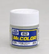 【模動王】MR.HOBBY GUNZE 郡氏 GSI 油性漆 C-62 C62 白色 消光漆 鋼彈模型漆 (10ml)