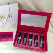 雷納代購⭐️🇹🇼配禮盒 Dior 迪奧 絲絨 顯白 唇膏 口紅 豆沙色 磁吸 彩妝 五件組 送禮 1.5g