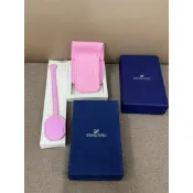 全新 施華洛世奇 SWAROVSKI 鑰匙圈 手拿鏡 二手 首飾盒 項鍊盒 空盒