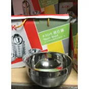 八德國際家庭五金 A-OK #304不銹鋼雅仕碗 隔熱碗 兒童碗 不銹鋼碗 湯碗 防燙碗12 13 14 16 18cm