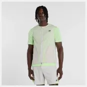 【NEW BALANCE】NB 運動背心 風衣背心 無袖 反光 跑步 男 灰色 (MJ61S6BCGYM-F)