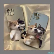 ✨熱銷適用於柴犬哈士奇蘋果14promax手機殼iPhone13電鍍12/11全包xs防摔78p軟保護套