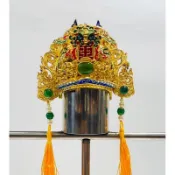 「昌隆」 古體安金紙帽 帝帽 廣澤尊王 李府千歲 眾多神明適用 神帽 神明帽 平價 多尺寸