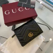 Trend國際精品✨Gucci GG MARMONT 馬夢短夾 466492