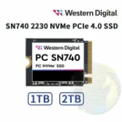 驛家3C SHOP 【現貨】WD SN740 2TB 1TB NVMe M.2 2230 Gen4 SSD固體硬碟 Steam Deck擴充