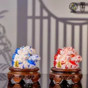 一吳爾羅柑仔店 全新 2025年 OFFART 彫壬 發光 百貓紅蓮 MINI 青花瓷 釉裡紅 非 紅蓮哥吉拉 1995