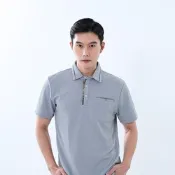 【遊遍天下】男款抗UV防曬濕排汗機能POLO衫GS1015淺灰