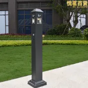 5ZW不鏽鋼落地式菸灰柱吸菸亭戶外座地菸灰桶吸菸區立式菸蒂柱