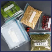 【樂享】【雙筋密封袋】冰箱冷凍專用自封袋可重複使用保鮮袋蔬菜肉類袋子