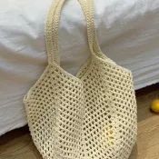 掃貨趁現在 撤櫃出清   編織包 編織手提包 沙灘 草包 草編包 渡假慵懶托特新款休閒海邊沙灘單肩包包草編手工大容量度假