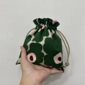 芬蘭Marimekko手作 束口袋包 束口袋 衛生棉包 golf tee高爾夫 收納袋 罌粟花Mini Unikko