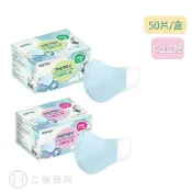 立赫健保藥局 MOTEX 摩戴舒 幼幼 兒童 C型口罩 藍色 50片/盒 【立赫藥局】