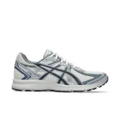 【asics 亞瑟士】Jog 100s 男女 運動休閒鞋 舒適 百搭 米 綠(1203A684-100)