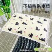 冰爽透氣貓吊床 貓掛窩 不沾毛貓窩 寵物貓籠吊籃 懸掛式貓窩 貓咪鞦韆吊床 夏季貓窩 貓咪涼墊 貓窩墊