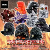 (BANDAI) 代理版 特攝 盒玩 哥吉拉迷你軟膠 千禧年 中盒10入 (酷比樂)
