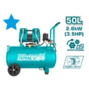 【TOTAL】UTCS12605089 無油式空壓機 50L-3.5HP 靜音款 空氣打氣機